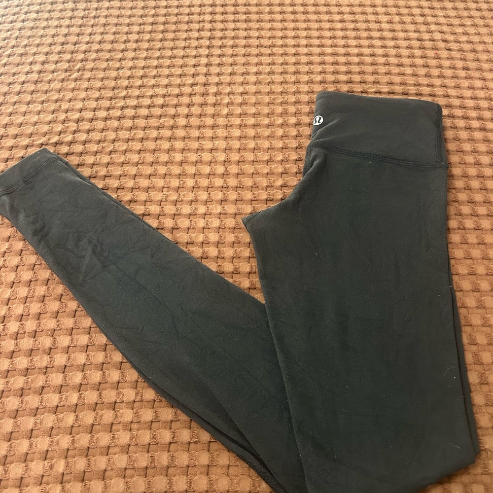Lululemon Wunder Under High-Rise Tight 28" Luon - Black - Size 2